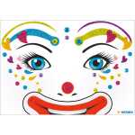 Herma Sticker FACE ART Clown Lotta 1 Bl