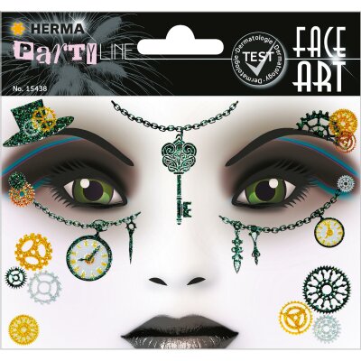 Herma Sticker FACE ART Steampunk Amelia 1 Bl