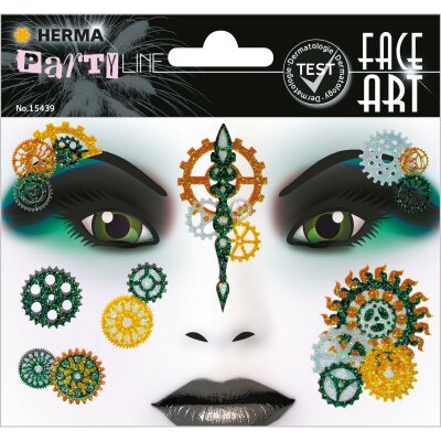 Herma Sticker FACE ART Steampunk Marie 1 Bl