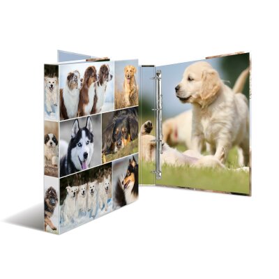 Herma RINGBUCH A4 KARTON 4D TIERE HUNDE