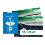 RNK Fahrtenbuch PKW A6quer 32Bl 148x105mm 2St + Parkscheibe