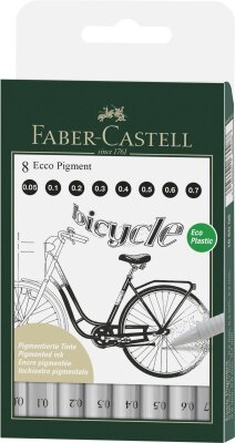 Faber Castell TFS Ecco Pigment 0.05/1/2/3/4/5/6/7