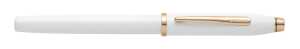 Cross Füllfederhalter Century II Perlweisser Lack, F-Feder rosegold