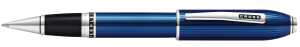 Cross Rollerball Peerless 125 Transluzent Quarz-Blau graviert