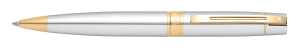 Sheaffer Kugelschreiber 300 Glanzchrom m Gold Beschlägen Geschenkbox