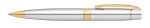 Sheaffer Kugelschreiber 300 Glanzchrom m Gold Beschlägen Geschenkbox