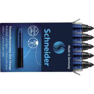 Schneider Tintenpatronen Rollerpatronen One Change Schw. 5er