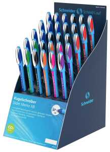 Schneider Kugelschreiber Slider Memo XB 30er Display, farbig sortiert