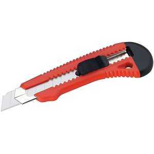 Profi-Cutter, Kunststoff, Orange, 18 mm Klinge, Metallführung, SB-Verpackung