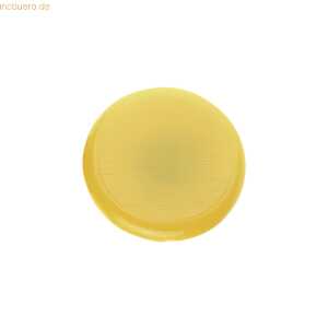 Posternägel, Gelb, Ø 20 mm, Dose à 10 Stück, mit farbigen Kunststoffköpfen