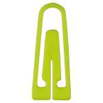 Briefklammern, Kunststoff, Gelb, 26 mm, dreieckige Form,...