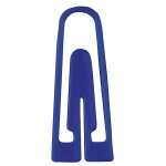 Alco Briefklammer Plastik 26mm blau 100 Stück