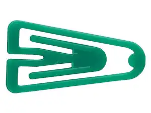 Alco Briefklammer Plastik 26mm dunkelgrün 100 Stück