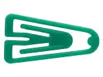 Alco Briefklammer Plastik 26mm dunkelgrün 100...