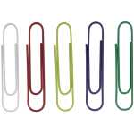 Aktenklammern, kunststoffüberzogen, bunt gemischt,...