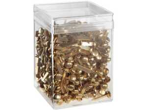 Alco Musterbeutelklammer Eisen vermessingt No. 3 500 Stück