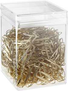 Alco Briefklammer Stahl vermessingt 26mm 500 Stück