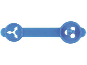 Alco Briefknopf Kunststoff 50mm blau 100 Stück