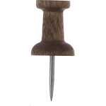 Pin-Wand-Nadeln, Holz, Dose à 20 Stück