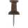 Alco Pinnwandnadel Holz braun 12mm 20 ST