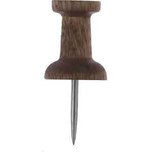 Pin-Wand-Nadeln, Holz, Dose à 100 Stück