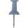 Alco Pinnwandnadel Kunststoff weiß 12mm 200 ST