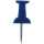 Alco Pinnwandnadel Kunststoff dunkelblau 12mm 200 ST