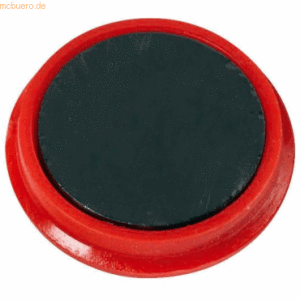 Alco Haftmagnet 7mm Ø 13mm rot 8 Stück