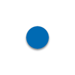 Haftmagnete, rund, Blau, Ø 13 mm, Blisterkarte...