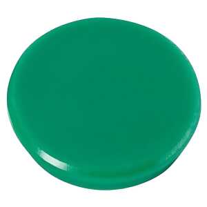 Haftmagnete, rund, Grün, Ø 40 mm, Blisterkarte à 2 Stück, Haftkraft min. 0,8 kp