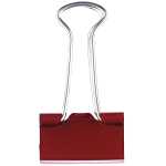 Alco Foldbackklammer Metall vernickelt 15mm rot 12...