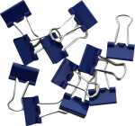 Alco Foldbackklammer Metall vernickelt 15mm blau 12...