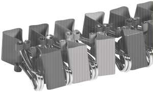 Foldback-Klammern, bunt gemischt, 15 mm, Schachtel à 12 Stück