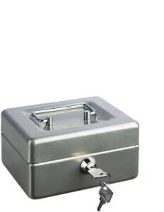 Geldkassette, Grau, (L/B/H) 200/160/90 mm