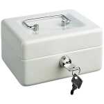 Geldkassette, Weiß, (L/B/H) 250/170/85 mm