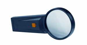 Alco Rundlupe 3-fach 75mm schwarz