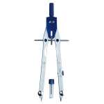 Geometrie-Zirkel, silberfarben, mit Feineinstellung, 2...