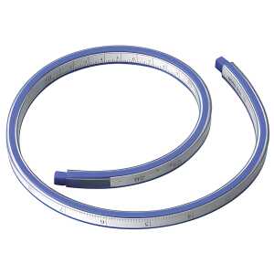 Alco Kurvenlineal 30 cm blau 4007735014605