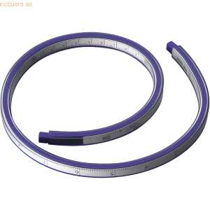Alco Kurvenlineal 60 cm blau 4007735014636