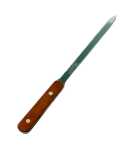 Alco Brieföffner, gerade, 22,6 cm, Holzgriff, Edelstahl