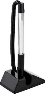 Alco Kugelschreiberständer Kunststoff schwarz/transparent