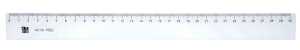 Flexibles Lineal, transparent, 30 cm, mm-Einteilung