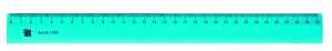 Alco Kunststofflineal flexibel 30cm blau-transparent