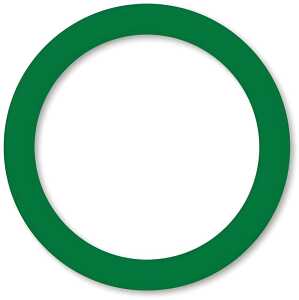 Schlüsselringe, Grün, Schachtel à 100 Stück