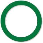 Schlüsselringe, Grün, Schachtel à 100...