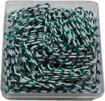 Aktenklammern ZEBRA, Weiß-Mint, 50 mm, glatt,...