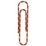 Aktenklammern ZEBRA, Gelb-Orange, 50 mm, glatt,...