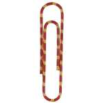 Alco Briefklammer ZEBRA Metall kunststbe 50mm gelb-orange...