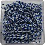 Alco Briefklammer ZEBRA Metall 28mm weiß-blau 300...