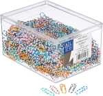 Briefklammern ZEBRA, bunt gemischt,...